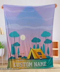 Hot Outdoor Adult Kid Colorful Camping Customized Blanket