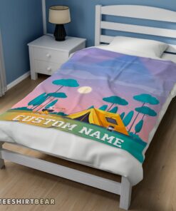 Hot Outdoor Adult Kid Colorful Camping Customized Blanket - Image 3