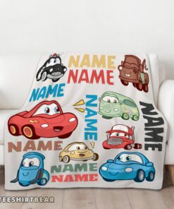 Hot Pixar Cartoon Cars Cute Character Blanket Fleece Customized Blanket - Image 3