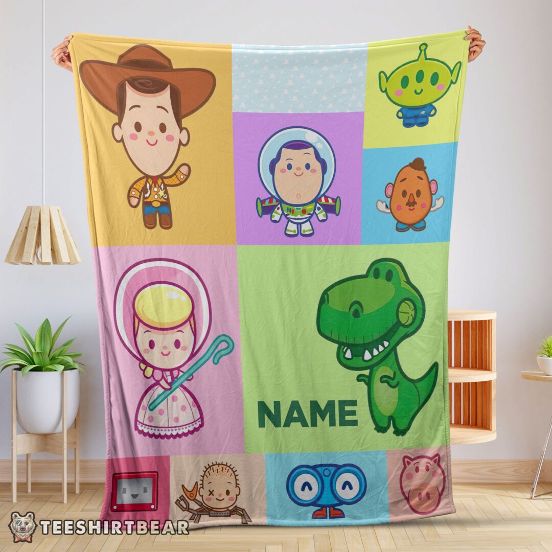 hot-pixar-toy-story-chibi-character-blanket-fleece-customized-blanket-mk-01-1 Hot Pixar Toy Story Chibi Character Blanket Fleece Customized Blanket