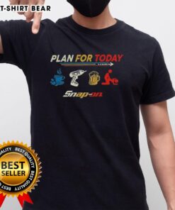 Hot Plan For Today Coffee Work Beer And Relax Snap-On T-Shirt featuring a vibrant design for casual wear enthusiasts.