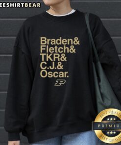 Alt Text: Stylish Hot Purdue Boilermakers sweatshirt featuring Ampersand Stars design, perfect for fans in 2025-26.