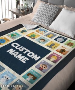 Hot Star Wars Chibi Character Blanket Fleece Customized Blanket - Image 4