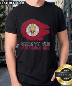 Hot Star Wars Arizona State Sun Devils T-Shirt featuring a bold design for fans of both franchises.