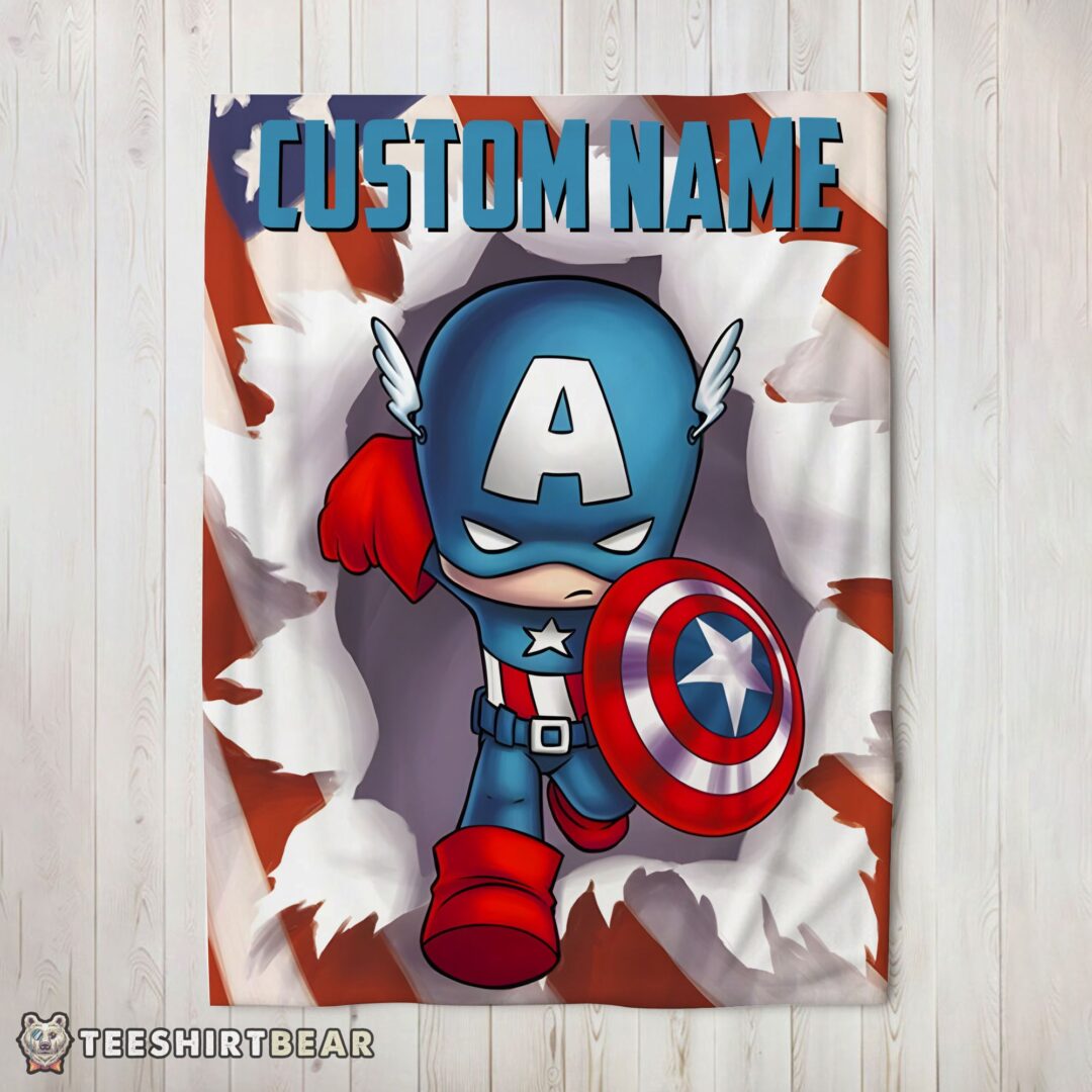 hot-superhero-marvel-avenger-chibi-captain-america-blanket-fleece-customized-blanket-mk-02-1 Hot Superhero Marvel Avenger Chibi Captain America Blanket Fleece Customized Blanket