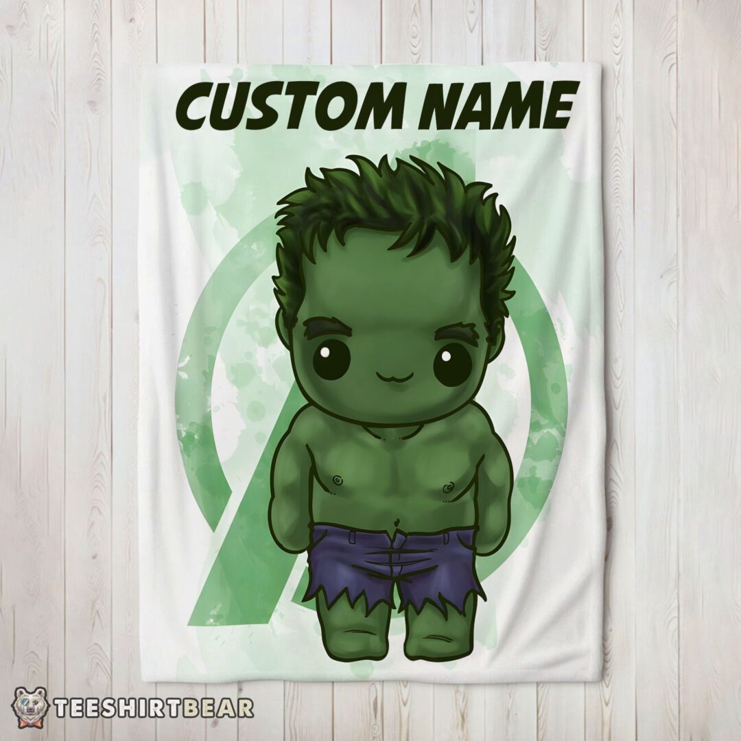 hot-superhero-marvel-avenger-chibi-hulk-blanket-fleece-customized-blanket-mk-02 Hot Superhero Marvel Avenger Chibi Hulk Blanket Fleece Customized Blanket