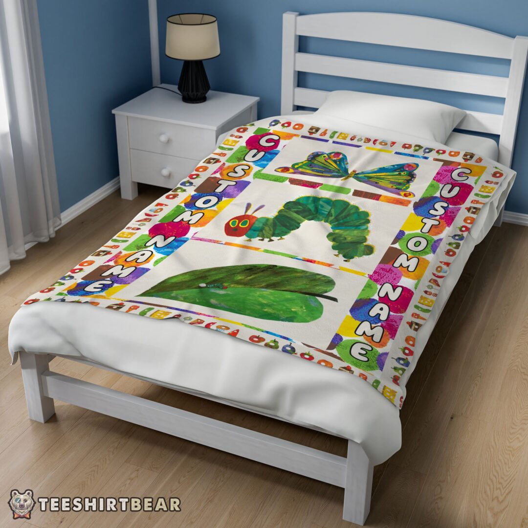 hot-the-very-hungry-caterpillar-blanket-fleece-customized-blanket-mk-02 Hot The Very Hungry Caterpillar Blanket Fleece Customized Blanket - Image 3