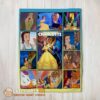 Hot Top Disney Beauty And The Beast Mystery To Love Collage Blanket Fleece Customized Blanket