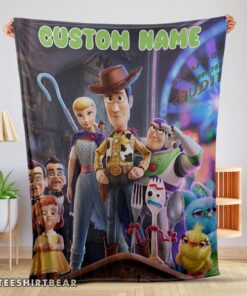Hot Toy Story 4 Poster Blanket Fleece Customized Blanket