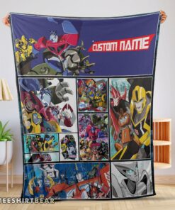 Hot Transformers Animated Characters Blanket Fleece Customized Blanket