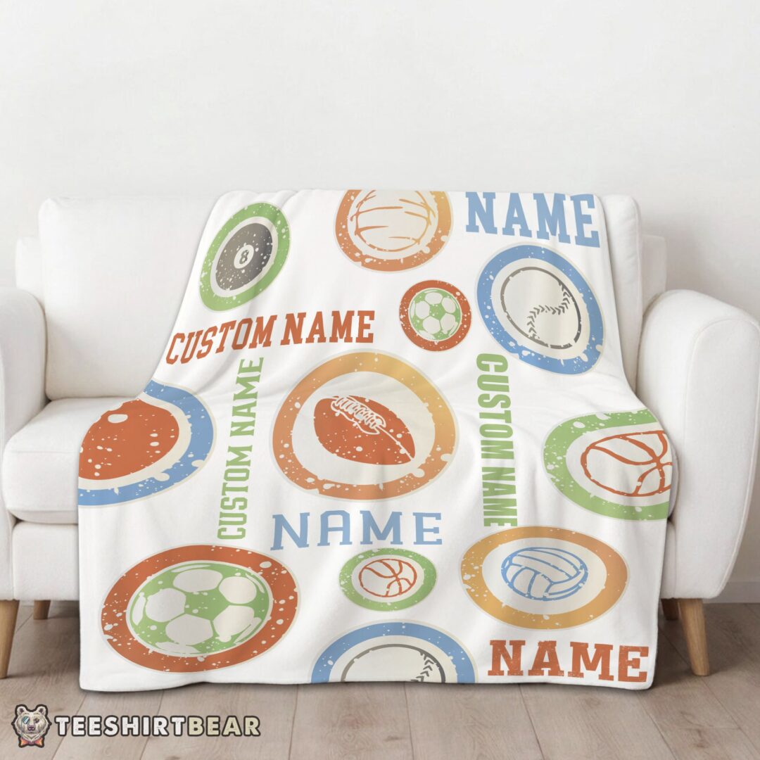 hot-types-of-sports-balls-blanket-fleece-customized-blanket-mk-01 Hot Types OfSports Balls Blanket Fleece Customized Blanket - Image 3