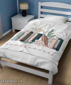 Hot Vintage Floral Book Lover Blanket Fleece - Image 3