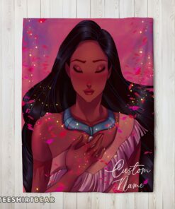 Hot Whispers Of The Wind Pocahontas Colors Of The Wind Blanket Fleece Customized Blanket