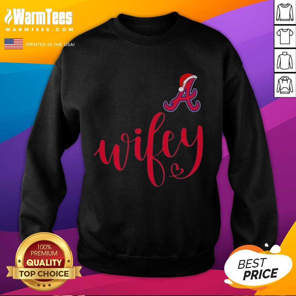 hot-wifey-atlanta-braves-santa-hat-merry-christmas-sweatshirt Hot Wifey Atlanta Braves sweatshirt in a festive Santa hat, perfect for a Merry Christmas celebration.