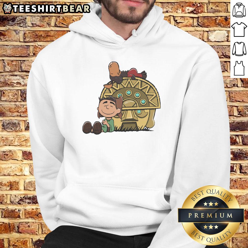 nice-boom-baby-peanuts-snoopy-aztec-temple-hoodie Nice Boom Baby Peanuts Snoopy hoodie featuring an Aztec temple design, perfect for fans of retro cartoon apparel.