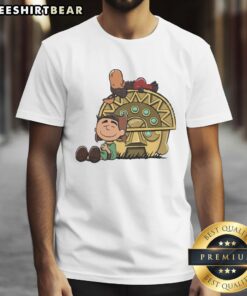 Nice Boom Baby Peanuts Snoopy Aztec Temple T-Shirt featuring Snoopy with an Aztec temple design, perfect for fans!