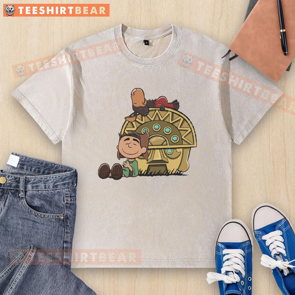 nice-boom-baby-peanuts-snoopy-aztec-temple-washed-t-shirt Nice Boom Baby Peanuts Snoopy Aztec Temple washed t-shirt featuring vibrant graphics and a relaxed fit for casual wear.