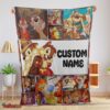 Nice Disney Cartoon Chip And Dale Family Cute Blanket Fleece Customized Blanket