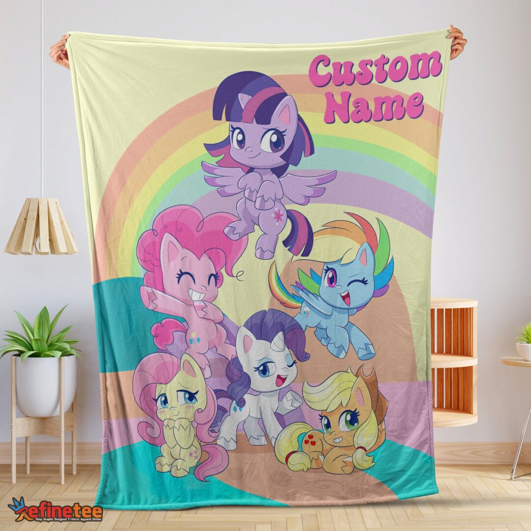 nice-cartoon-my-little-pony-pony-life-friends-blanket-fleece-customized-blanket-mk-01-1 Nice Cartoon My Little Pony Pony Life Friends Blanket Fleece Customized Blanket