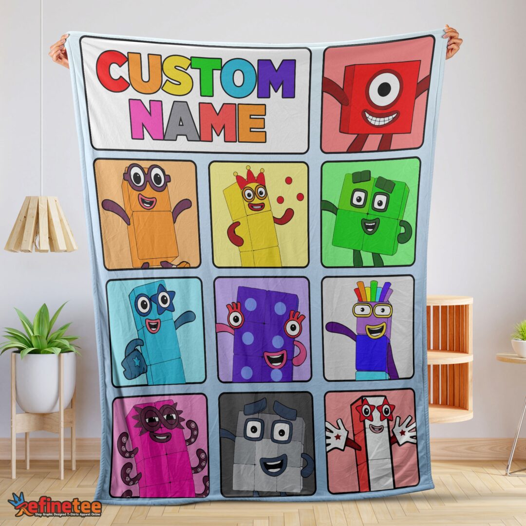 nice-cartoon-numberblocks-characters-blanket-fleece-customized-blanket-mk-01 Nice Cartoon Numberblocks Characters Blanket Fleece Customized Blanket