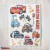 Nice Cartoon Pixar Cars Cute Character Blanket Fleece Customized Blanket