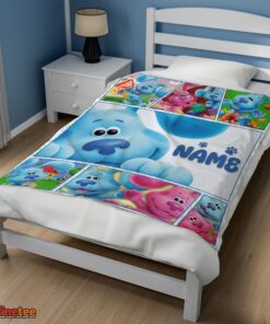 Nice Cartoon TV Show Blue’s Clues Blanket Fleece Customized Blanket - Image 3