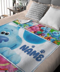 Nice Cartoon TV Show Blue’s Clues Blanket Fleece Customized Blanket - Image 4