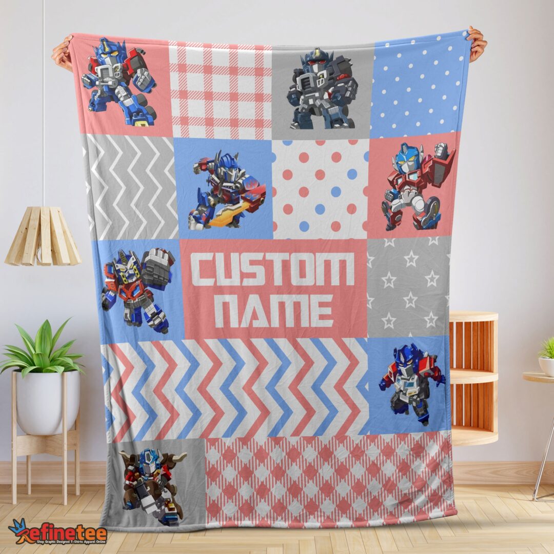 nice-chibi-optimus-prime-transformers-pattern-blanket-fleece-customized-blanket-mk-01 Nice Chibi Optimus Prime Transformers Pattern Blanket Fleece Customized Blanket