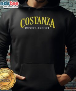 Stylish Nice Costanza Import Export Hoodie in navy blue, featuring a modern design and comfortable fit.