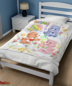 Nice Cute Care Bears Friends Blanket Fleece Customized Blanket - Image 3