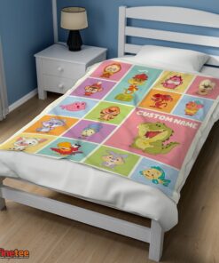 Nice Cute Chibi Animals Blanket Fleece Customized Blanket - Image 3