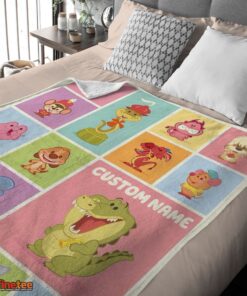 Nice Cute Chibi Animals Blanket Fleece Customized Blanket - Image 4