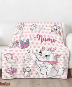 Nice Cute Marie Cat Blanket Fleece Customized Blanket - Image 3
