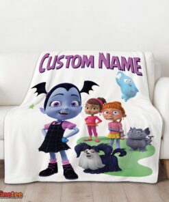 Nice Cute Vampirina & Friends Blanket Fleece Customized Blanket - Image 3