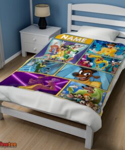 Nice Disney A Goofy Movie Max Goof & Powerline Blanket Fleece Customized Blanket - Image 3