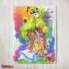 Nice Disney Alice In Wonderland Dreaming Blanket Fleece Customized Blanket