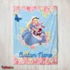 Nice Disney Alice & The White Rabbit Alice In Wonderland Blanket Fleece Customized Blanket