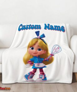 Nice Disney Alice's Wonderland Bakery Blanket Fleece Customized Blanket - Image 3