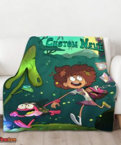 Nice Disney Amphibia Adventure Blanket Fleece Customized Blanket - Image 3
