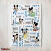 Nice Disney Baby Mickey's Dreamland Blanket Fleece Customized Blanket