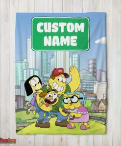 Nice Disney Big City Greens Family Cartoon Blanket Fleece Customized Blanket