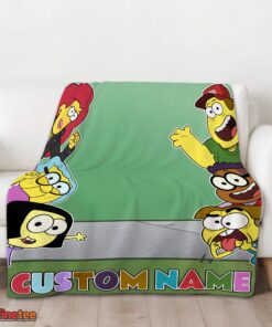 Nice Disney Big City Greens Peeking Family Blanket Fleece Customized Blanket - Image 3