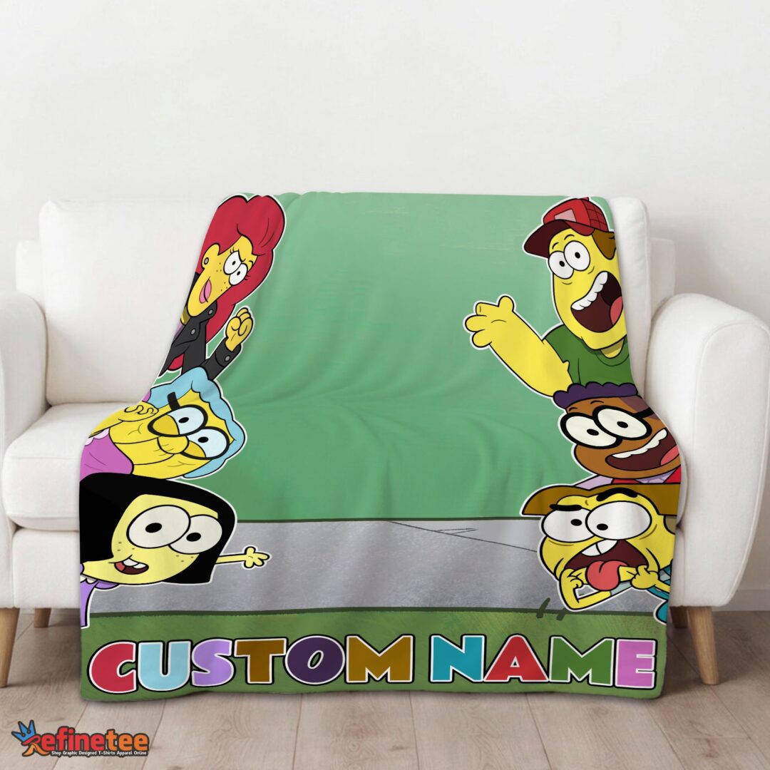 nice-disney-big-city-greens-peeking-family-blanket-fleece-customized-blanket-mk-01 Nice Disney Big City Greens Peeking Family Blanket Fleece Customized Blanket - Image 3