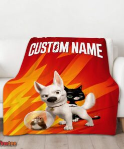 Nice Disney Bolt And Friends Blanket Fleece Customized Blanket - Image 3