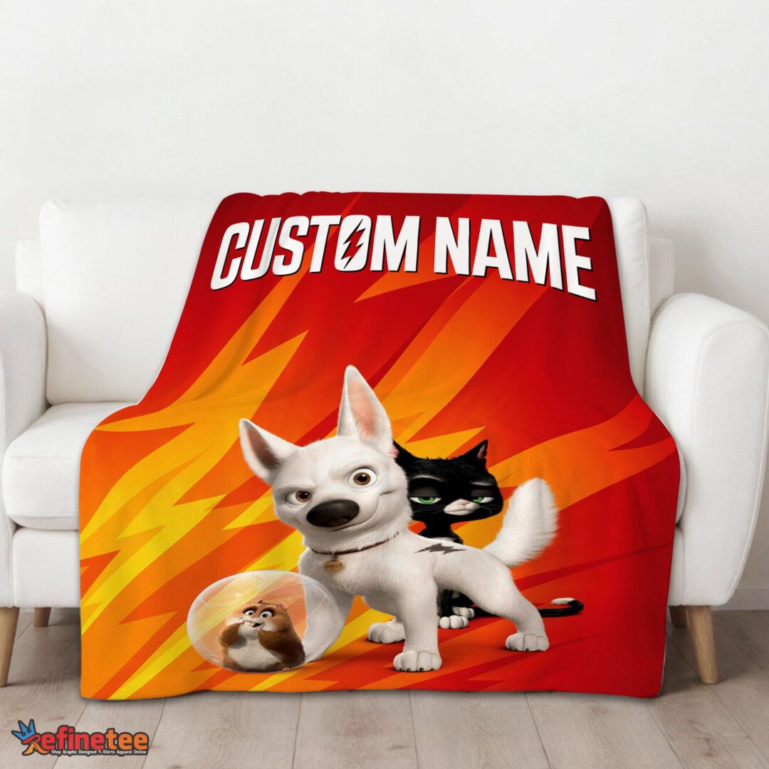 nice-disney-bolt-and-friends-blanket-fleece-customized-blanket-mk-01 Nice Disney Bolt And Friends Blanket Fleece Customized Blanket - Image 3