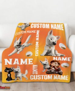 Nice Disney Bolt And Penny Blanket Fleece Customized Blanket - Image 3