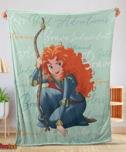 Nice Disney Brave Merida Princess Blanket Fleece