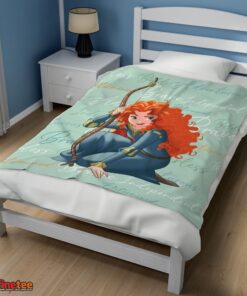 Nice Disney Brave Merida Princess Blanket Fleece - Image 3