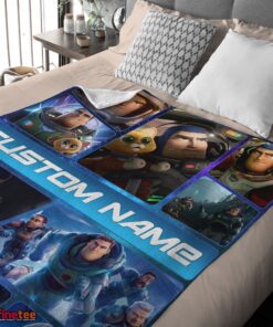 Nice Disney Buzz Lightyear Collage Fleece Customized Blanket - Image 4