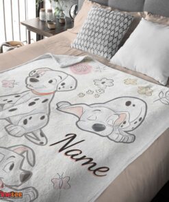 Nice Disney Cartoon 101 Dalmatians Cute Blanket Fleece Customized Blanket - Image 3